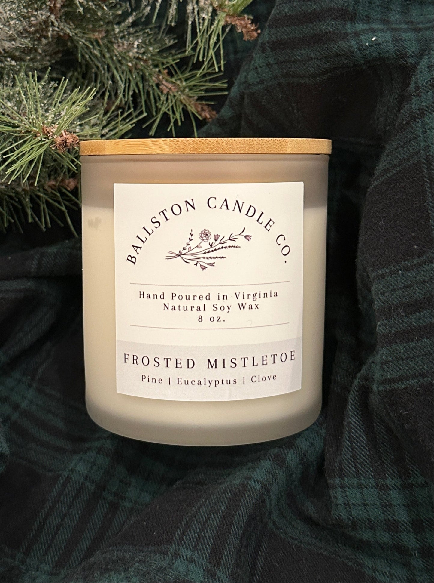 Frosted Mistletoe Soy Candle
