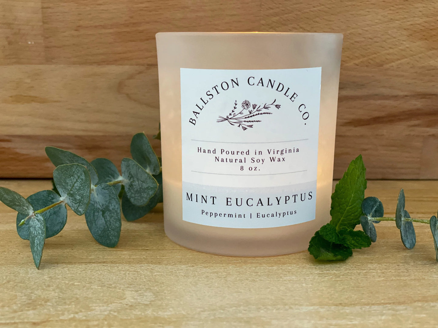 Mint Eucalyptus Soy Candle