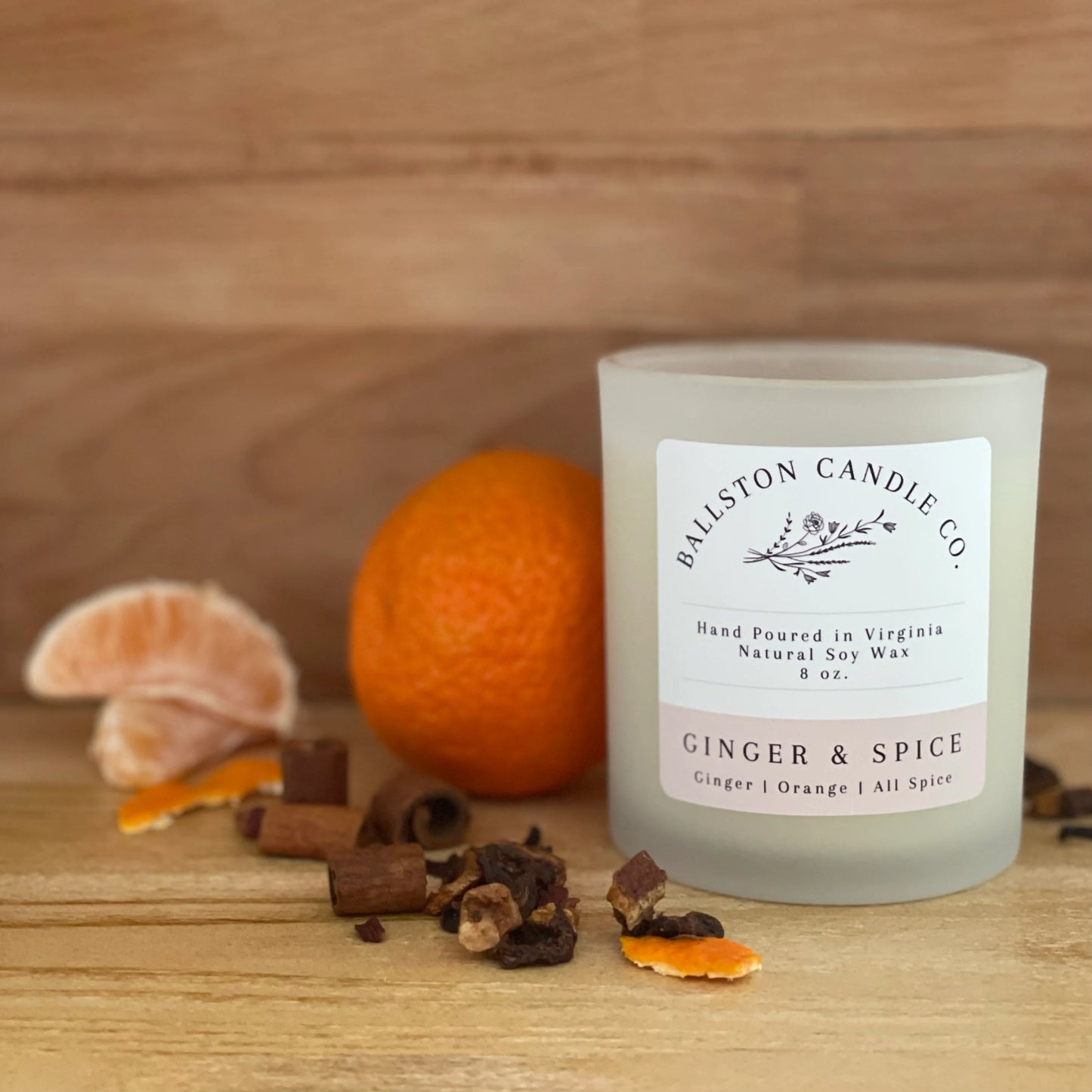Ginger & Spice Soy Candle