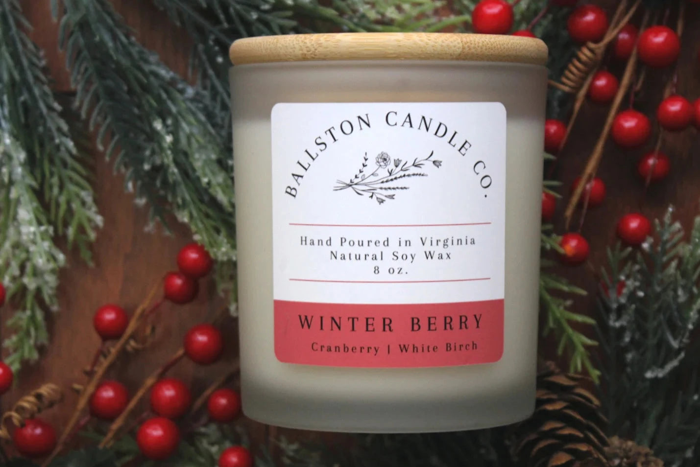 Winter Berry Soy Candle